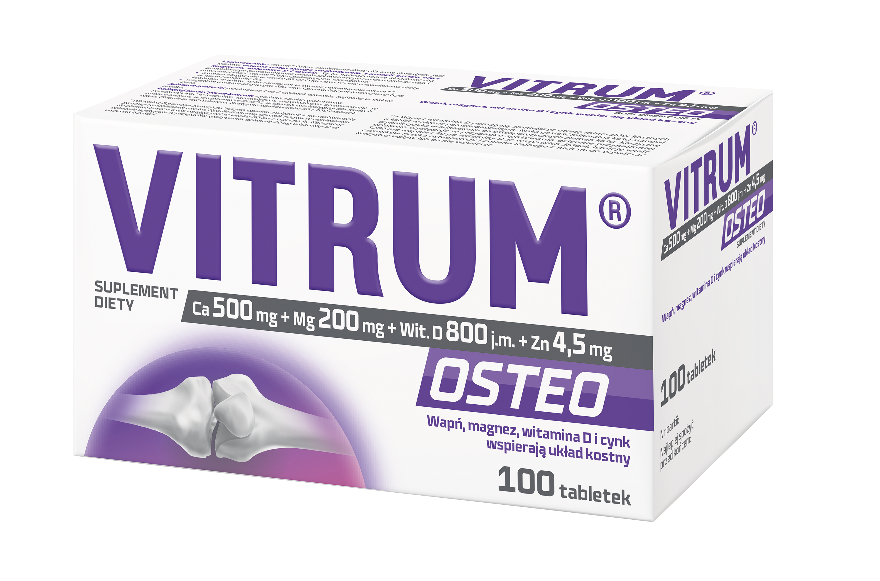 Vitrum Osteo 100 Tab Ujecie Prawe 150Dpi Rgb Bezcienia